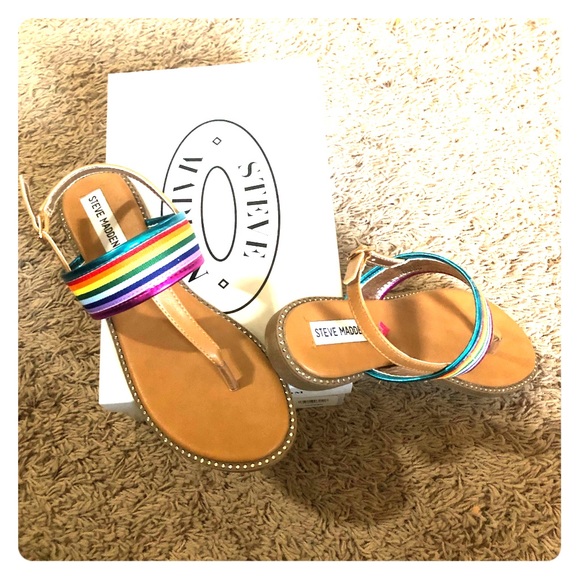 Steve Madden Cognac Multi - Size 5 - Picture 1 of 6